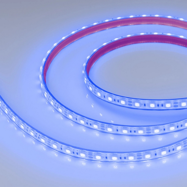 Изображение товара Светодиодная влагозащищенная герметичная лента Blue 12V 5м Arlight RTW-PFS-B60-13mm