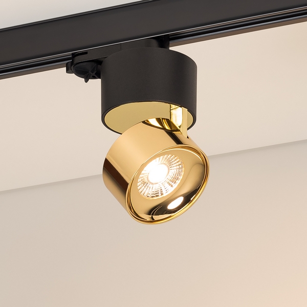 

Трековый светильник трехфазный LED SP-PLURIO-TRACK-4TR-R77-9W Warm3000 (BK-BRS, 36 deg, 230V) (Arlight, IP20 Металл) 038121, PLURIO 038121