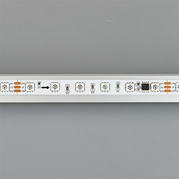 

Светодиодная лента SPI-B60-10mm 24V RGB-PX6-BPT (12 W/m, IP20, 5060, 5m) (Arlight, бегущий огонь) 039180 (5 шт.), SPI открытая 039180