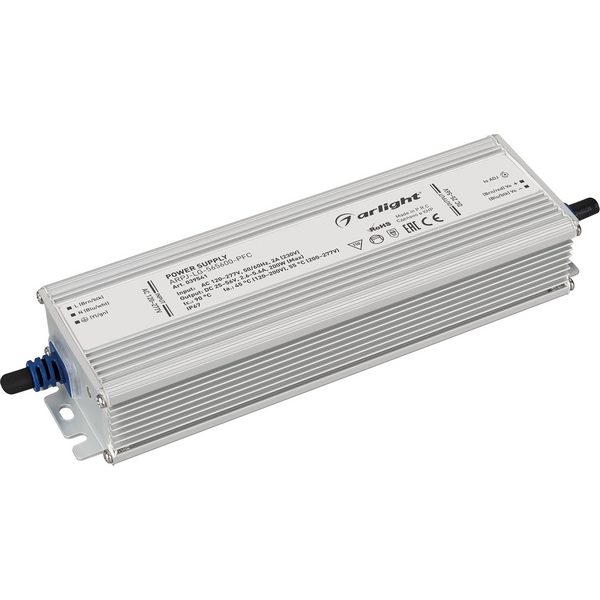 

Блок питания ARPJ-LG-565600-PFC (200W, 25-56V, 2.6-5.6A) (Arlight, IP67 Металл, 5 лет) 039541, ARPJ 039541