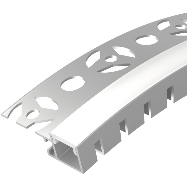 Изображение товара Профиль световая линия под гипсокартон FANTOM-BENT-W12-TOP-EDGE-2000 ANOD (Arlight, Алюминий) 040328(1)