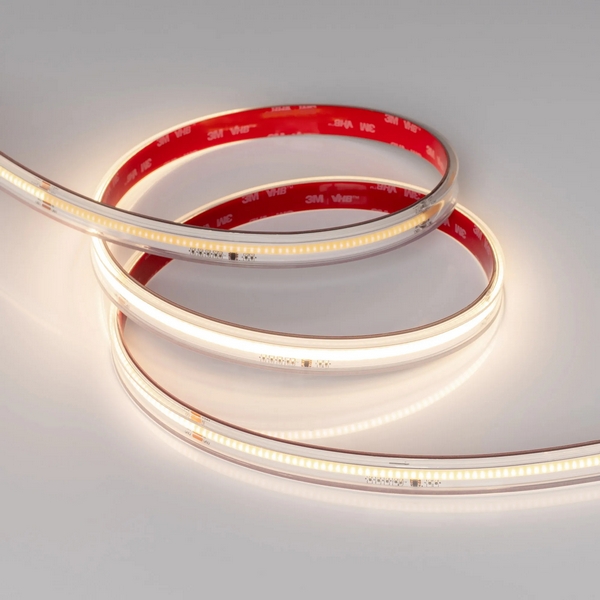Изображение товара Светодиодная лента влагозащищенная SPI-COB 24V Warm 3000 Пиксель IP67 5м Arlight