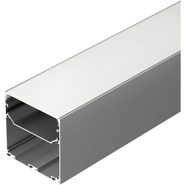Изображение товара Профиль LINE-S-7575-2500 ANOD для светодиодных лент алюминий 250 см Арлайт
