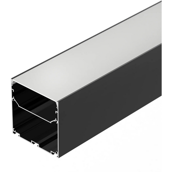 Изображение товара Профиль для светодиодных лент Arlight LINE-S-7575-2000 BLACK 200 см алюминий