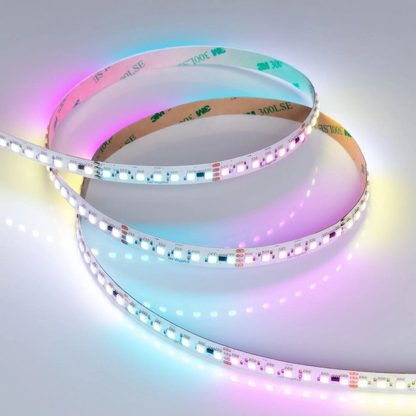 Изображение товара Светодиодная лента SPI-F140 10mm 24V RGB-PX7-BPT 5м IP20