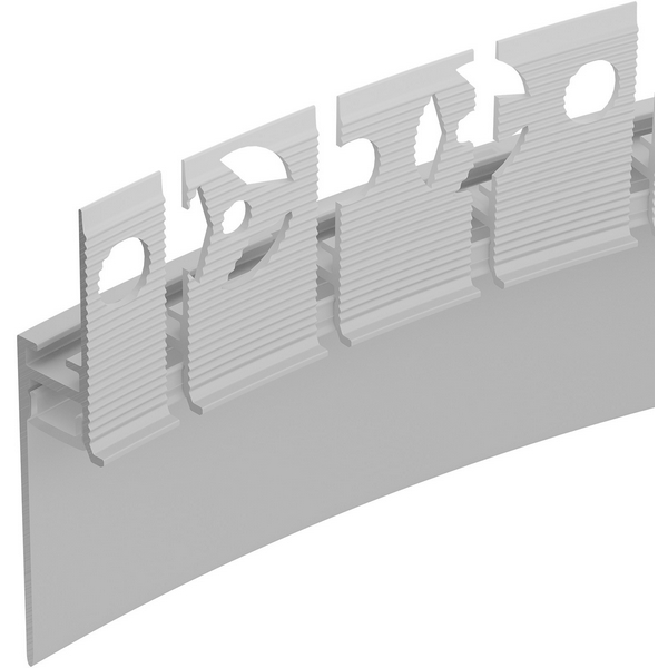 Изображение товара Профиль для светодиодной ленты Arlight PLINTUS-FANTOM-BENT-H35-SIDE-2000 WHITE алюминий Белый 6.69 