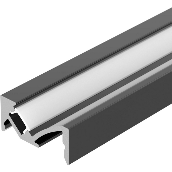 Изображение товара Профиль SL-BEVEL-W21-2000 ANOD BLACK (Arlight, Алюминий) 043688