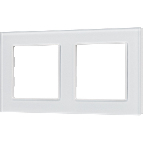 

Рамка стеклянная FRM-GLARE-GS-2-WH (Arlight) 043796, Белый, 043796