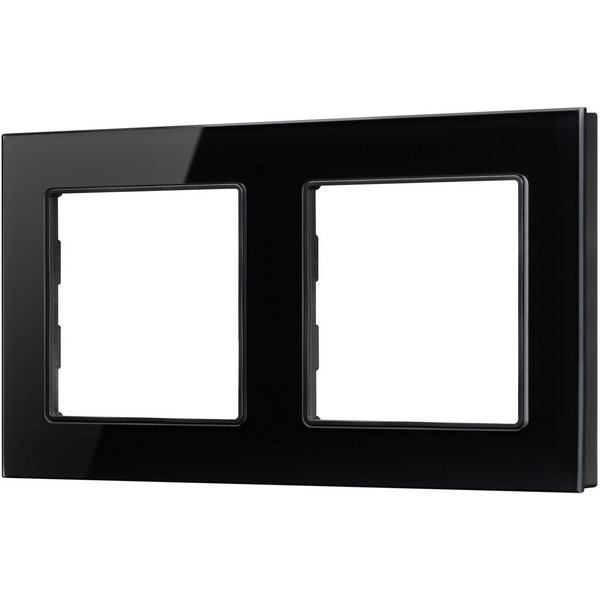 

Рамка стеклянная FRM-GLARE-GS-2-BK (Arlight) 043797, Черный, 043797
