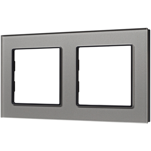 

Рамка стеклянная FRM-GLARE-GS-2-GR (Arlight) 043798, Серый, 043798