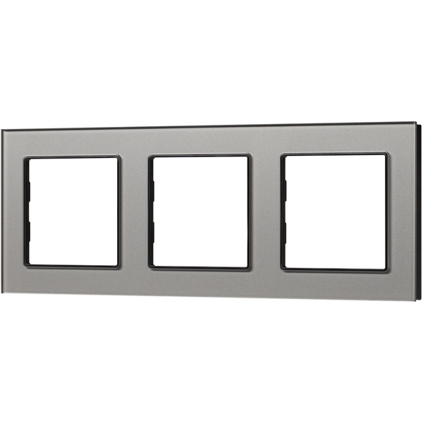 

Рамка стеклянная FRM-GLARE-GS-3-GR (Arlight) 043801, Серый, 043801