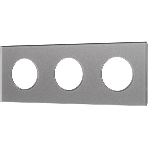

Рамка стеклянная FRM-GLARE-GC-3-GR (Arlight) 043840, Серый, 043840