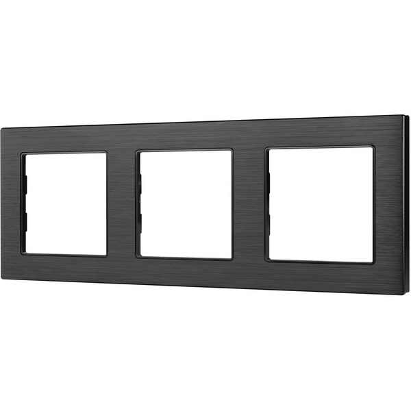 

Рамка алюминиевая FRM-PRESTO-ALS-3-BK (Arlight) 043857, Черный, 043857