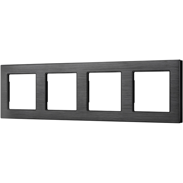 

Рамка алюминиевая FRM-PRESTO-ALS-4-BK (Arlight) 043862, Черный, 043862