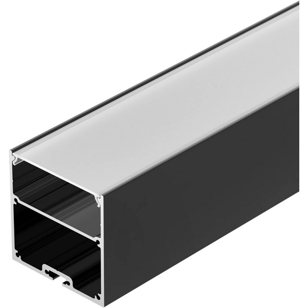 Изображение товара Профиль для светодиодной ленты SL-LINE 5050 LW 3000 ANOD BLACK Arlight