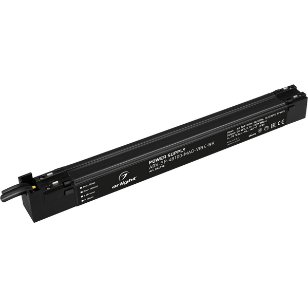 

Блок питания ARV-SP-48100-MAG-VIBE-BK (48V, 2.1A, 100W) (Arlight, IP20 Пластик, 5 лет) 044198, ARV-SP 044198
