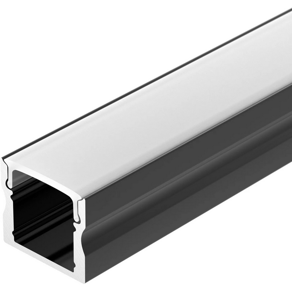 Изображение товара Профиль для светодиодной ленты Arlight LINE-1715-2000 ANOD BLACK 200 см алюминий