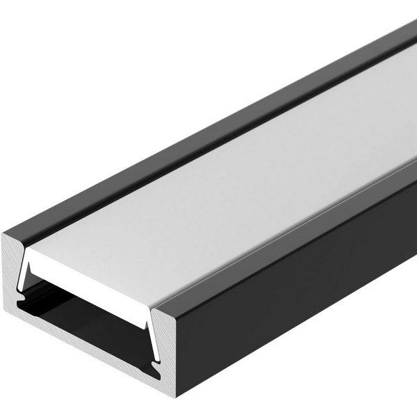 Изображение товара Профиль для светодиодной ленты MIC-M-2000 ANOD BLACK Arlight 200 см алюминий