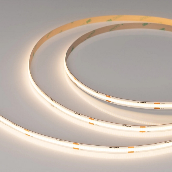 Изображение товара Светодиодная лента COB-X480-8mm 24V Warm3500 8W/m IP20 для внутреннего освещения