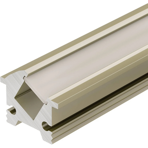 Изображение товара Профиль для светодиодной ленты SL-BEVEL 45328 анодированный серый 200 см