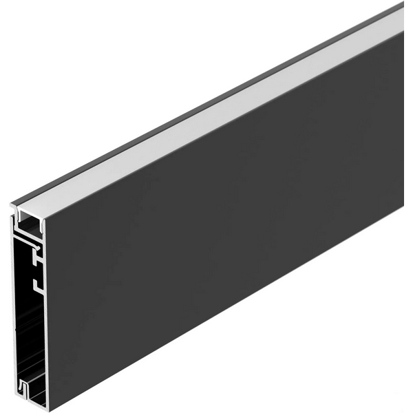 Изображение товара Профиль для светодиодной ленты ARH-PLINTUS 45442 из алюминия 200 см черный