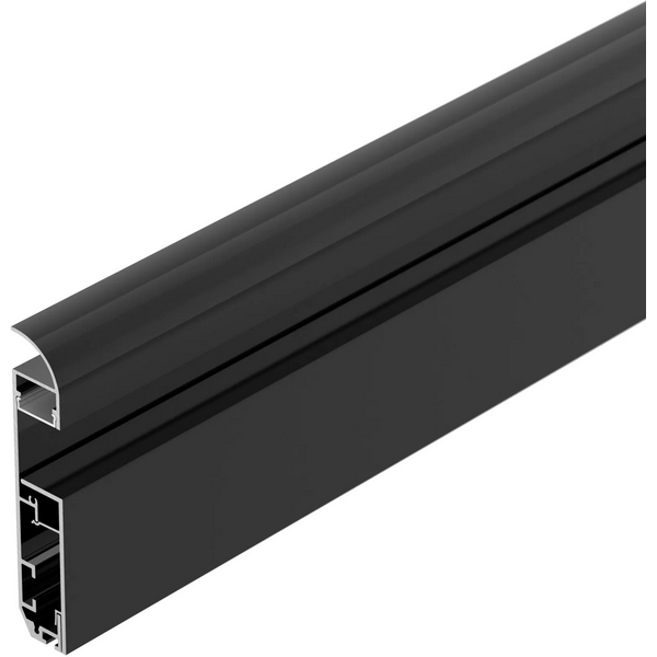 Изображение товара Профиль для светодиодной ленты PLINTUS-H80-2000 BLACK от Arlight