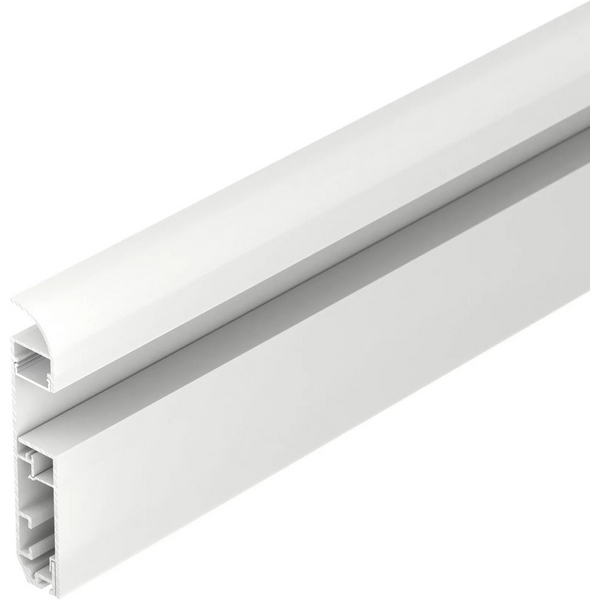 Изображение товара Профиль для светодиодной ленты PLINTUS-H80-2000 WHITE Arlight алюминий 200 см