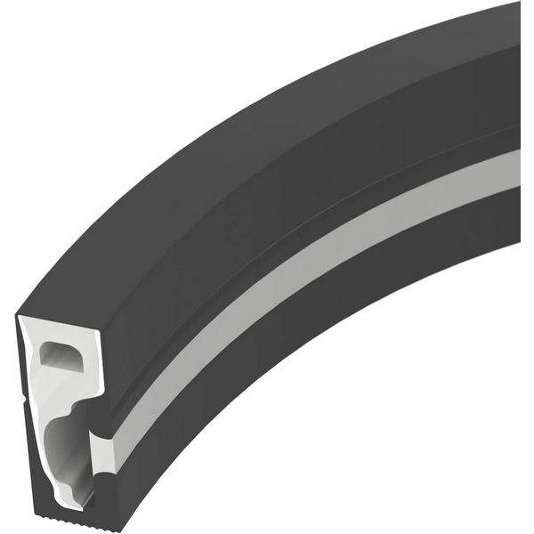 Изображение товара Силиконовый профиль WPH-FLEX-0616-SIDE-S9-5m FULL BLACK Arlight