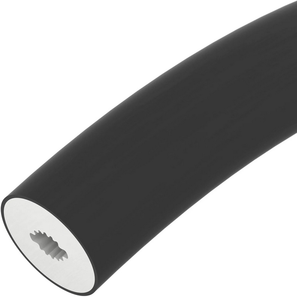 Изображение товара Силиконовый профиль WPH-FLEX-D22-360deg-S8-5m BLACK для светодиодов