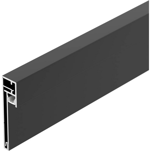 Изображение товара Профиль для светодиодной ленты Arlight PLINTUS-H54B-2000 BLACK алюминий 200 см