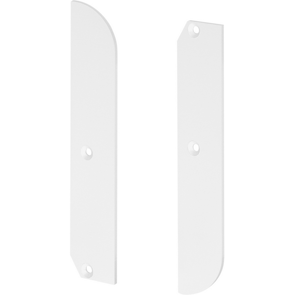 

Заглушка PLINTUS-H80 WHITE (Arlight, Металл) 046159, Белый, 046159