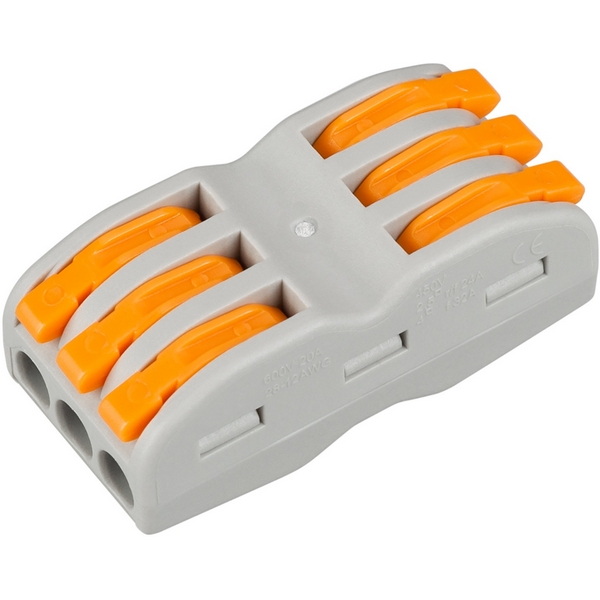 Изображение товара Клемма-коннектор ARL-CLT-2W3CS4-32A Arlight безвинтовая поликарбонат 32А