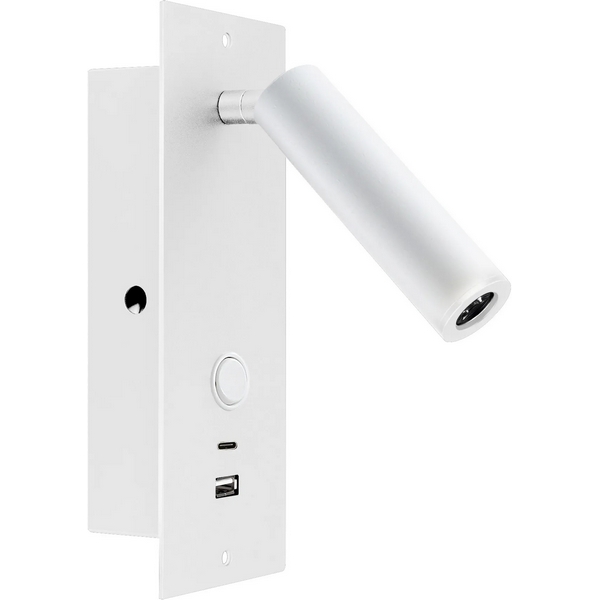 

Светильник SP-BED-CHARGE-BUILT-S80x230-3W Warm3000 (WH, 20 deg, 230V, USB-A, USB-C) (Arlight, IP20 Металл, 3 года) 046881, Белый, BED 046881