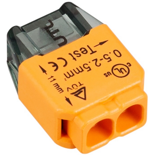 Изображение товара Клемма-коннектор ARL-QCT-2WS2.5-32A-BOX20 (Arlight, Пластик) 047406