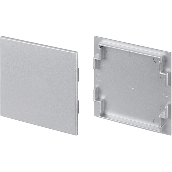 Изображение товара Заглушка LINE-5050-DUAL Arlight из пластика серого цвета 0,7x5x5 см