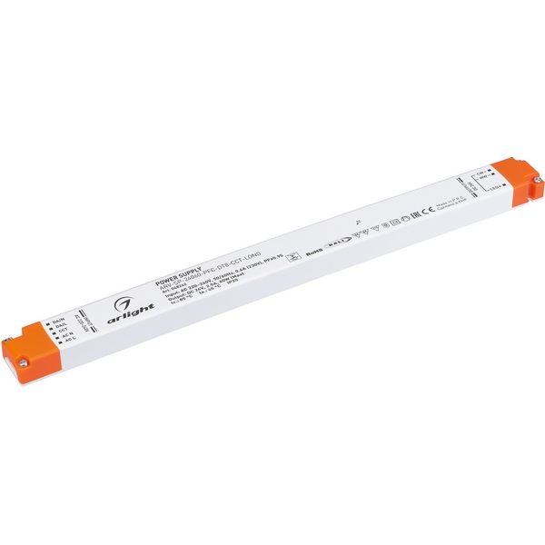 

Блок питания ARV-SP-24060-PFC-DT8-CCT-LONG (24V, 2.5A, 60W) (Arlight, IP20 Пластик) 048242, ARV-SP 048242