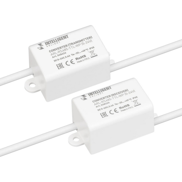 

INTELLIGENT ARLIGHT Конвертер ARL-RS485-TTL-WP (5-24V) (IARL, IP65 Пластик) 048426 Arlight, SPI 048426