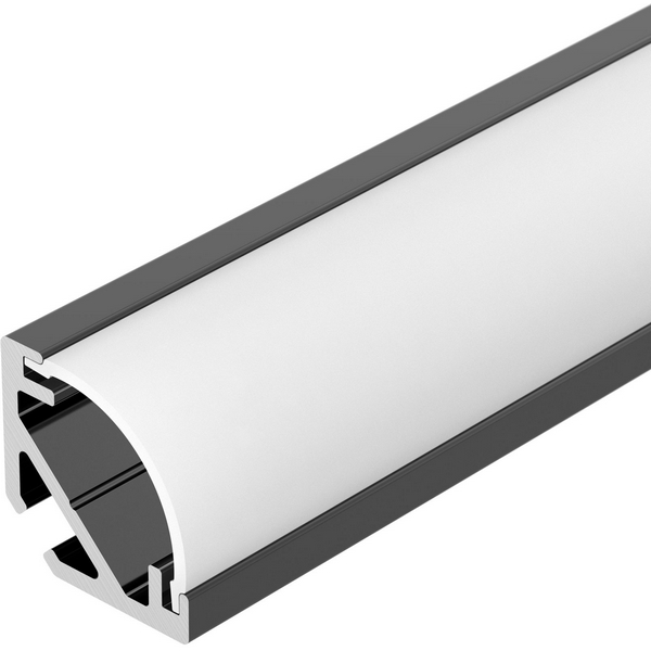 Изображение товара Профиль для контурной подсветки SL-KANT-H10-2000 BLACK из алюминия 200 см Arlight