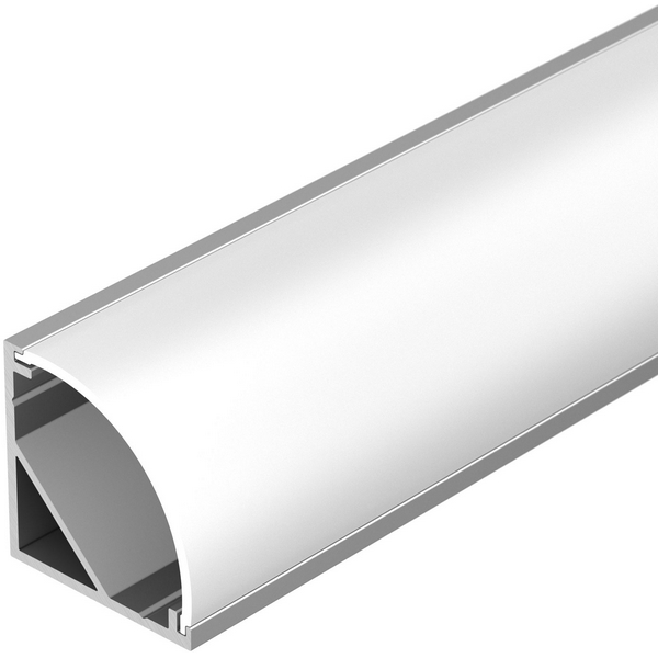 Изображение товара Профиль для контурной подсветки арликиновый угловой 200x2x2 см анодированный