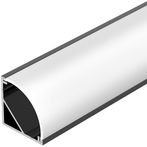 Изображение товара Профиль для светодиодной ленты Arlight SL-KANT-H20-2000 BLACK 2м алюминий Россия