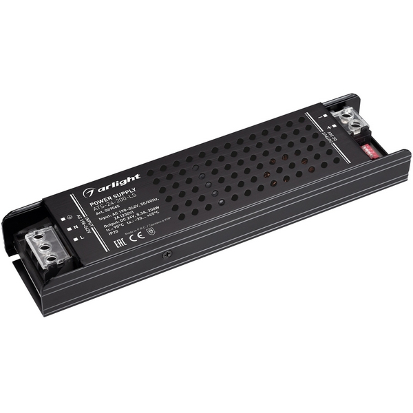 

Блок питания ATS-24-200-LS (24V, 8.3A, 200W) (Arlight, IP20 Сетка, 5 лет) 049065, ATS 049065