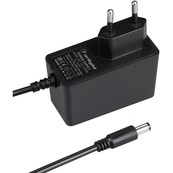 

Блок питания ARDV-SP-18-24BW (24V, 0.75A, 18W) (Arlight, Адаптер, 5 лет) 049394, ARDV 049394