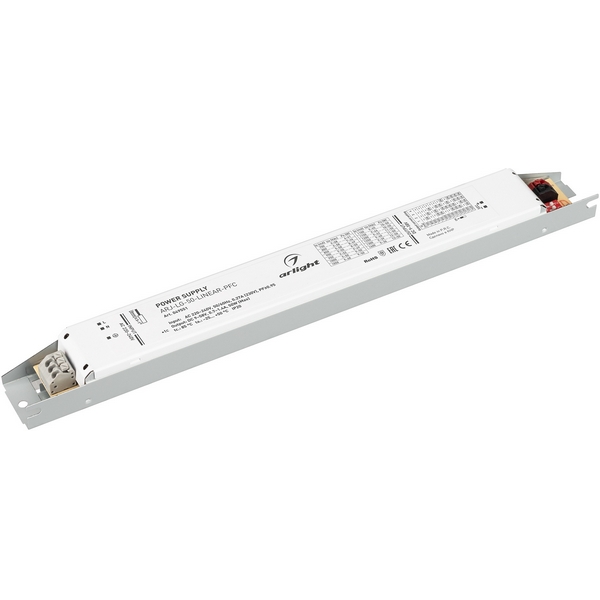 

Блок питания ARJ-LG-50-LINEAR-PFC (50W, 9-58V, 0.7-1.4A) (Arlight, IP20 Металл, 5 лет) 049551, ARJ 049551