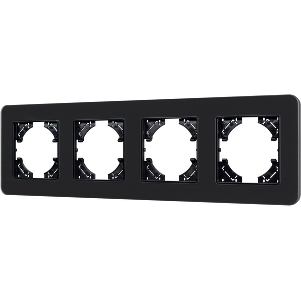 

Рамка стеклянная FRM-OMALI-SFGS-4-BK (Arlight) 049717, Черный, 049717