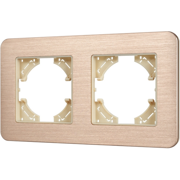 

Рамка алюминиевая FRM-AKIRY-AL-2-GD Arlight 049726, Золото, 049726