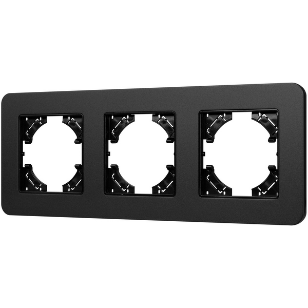

Рамка алюминиевая FRM-AKIRY-SFAL-3-BK (Arlight) 049741, Черный, 049741