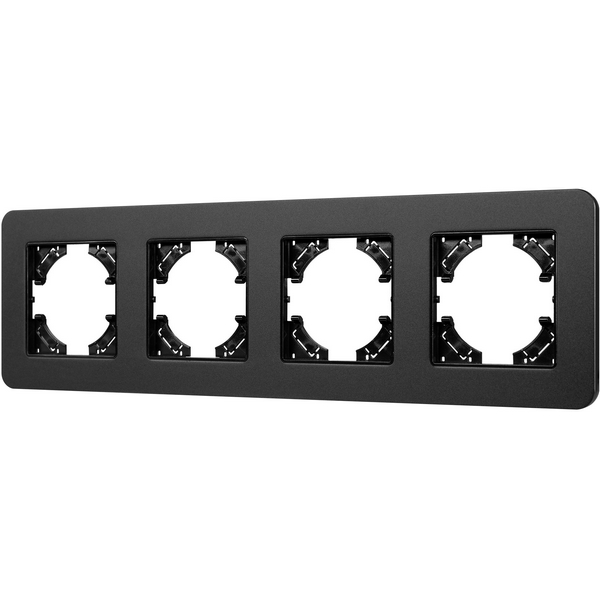 

Рамка алюминиевая FRM-AKIRY-SFAL-4-BK (Arlight) 049744, Черный, 049744