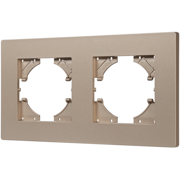 

Рамка пластиковая FRM-PERIO-PL-2-GD (Arlight) 049753, Золото, 049753