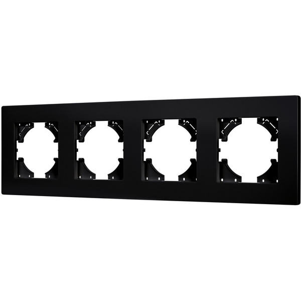 

Рамка пластиковая FRM-PERIO-PL-4-BK (Arlight) 049759, Черный, 049759