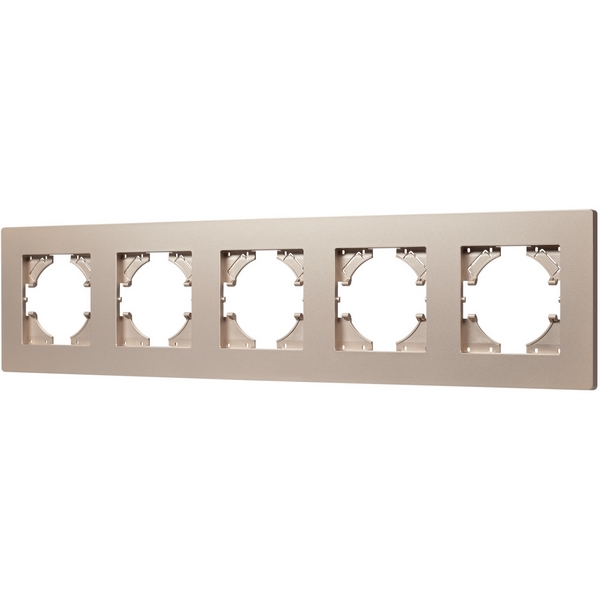 

Рамка пластиковая FRM-PERIO-PL-5-GD (Arlight) 049765, Золото, 049765